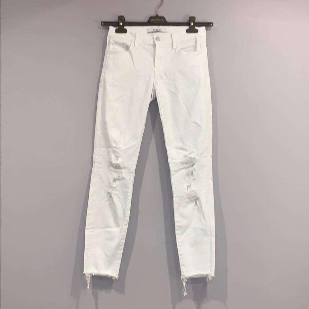 JBrand Low Rise Distressed Jeans